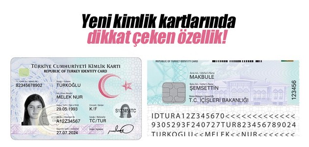 Yeni Kimlik Kartlarinda Dikkat Ceken Ozellik Guncel Haberleri