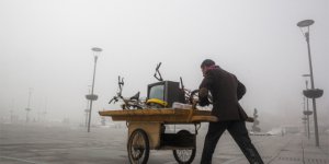 Konya’da kent merkezinde sis etkili oldu