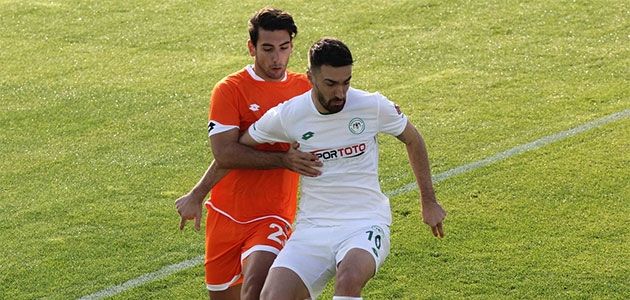  Konyaspor, Adanaspor ile 1-1 berabere kaldı 