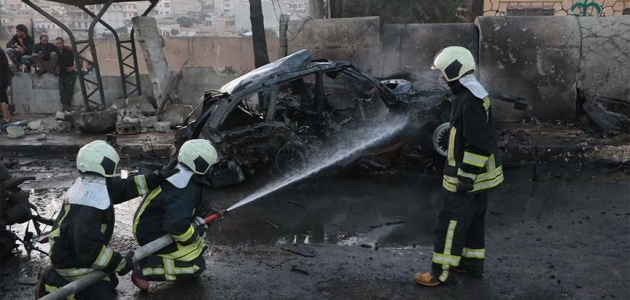  Afrin’de meydana gelen patlamada 2 sivil yaralandı 
