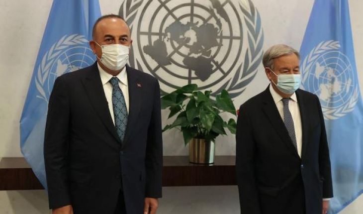  Bakan Çavuşoğlu, BM Genel Sekreteri Guterres ile görüştü