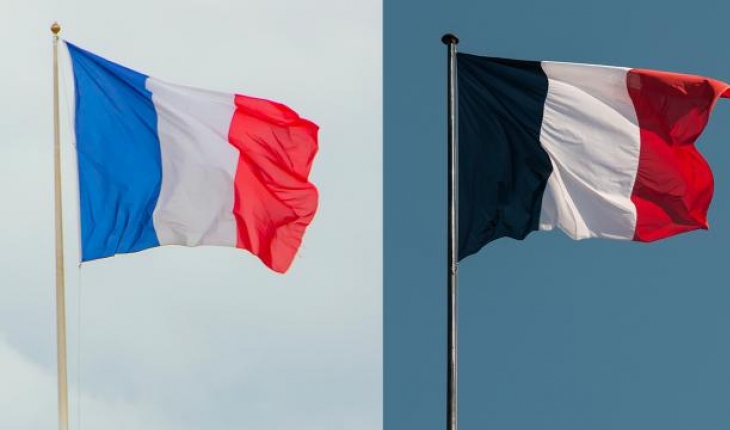  Macron bayrağın rengini değiştirdi