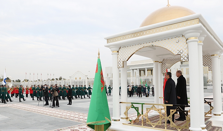 ​Cumhurbaşkanı Erdoğan Türkmenistan’da