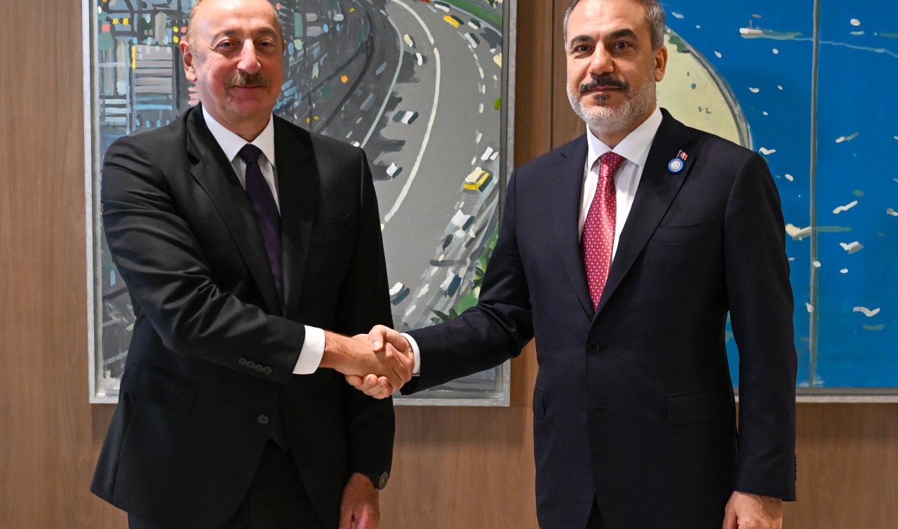 Dışişleri Bakanı Fidan Azerbaycan Cumhurbaşkanı Aliyev ile görüştü