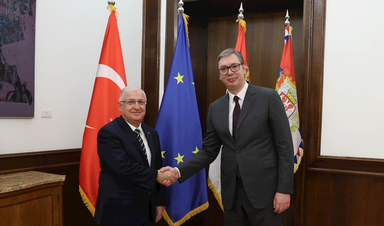 Bakan Güler Sırbistan Cumhurbaşkanı Vucic ile görüştü