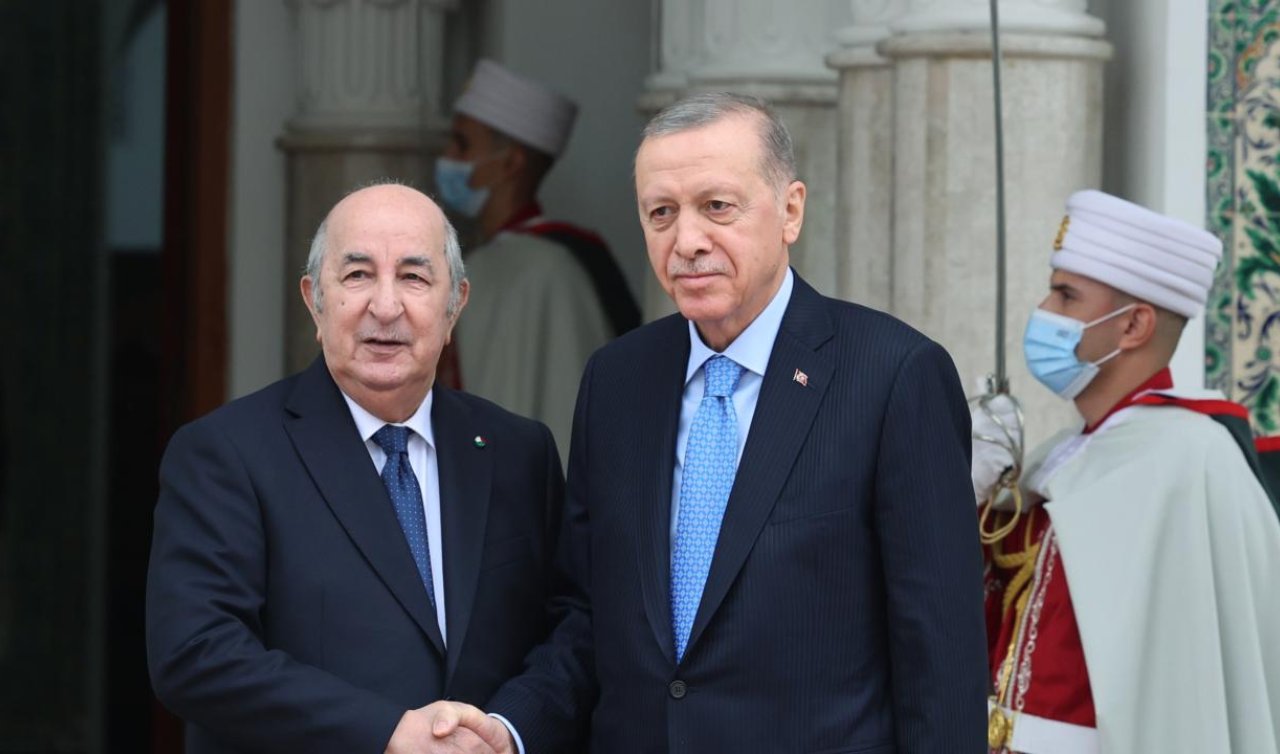 Cumhurbaşkanı Erdoğan Cezayir Cumhurbaşkanı Tebbun’la görüştü