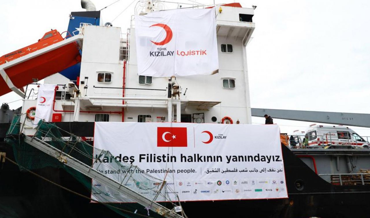 Türkiye’den Gazze için 8’inci insani yardım gemisi yarın yola çıkıyor