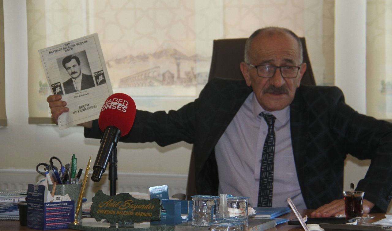 Beyşehir Belediye Başkanı Adil Bayındır gazetecilerle buluştu
