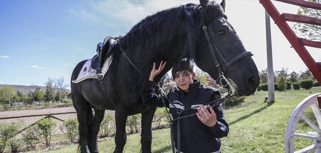   Jandarmanın atları kadın komutana emanet