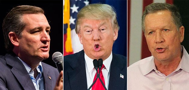   Cruz ve Kasich, Trump'ı durdurmak için güç birliği yapacak