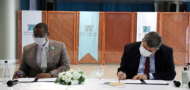 KTO Karatay üniversitesi ile Somali Hormuud Üniversitesi arasında iş birliği protokolü 