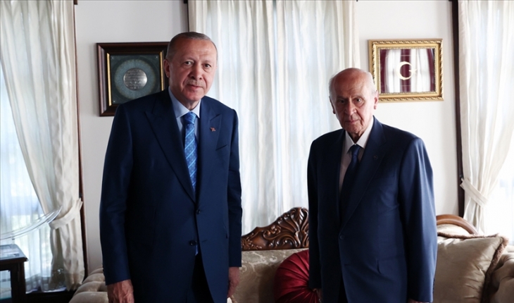  Cumhurbaşkanı Erdoğan’dan Bahçeli’ye ziyaret