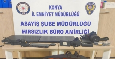 Konya’da okulu soyan hırsızlar yakalandı
