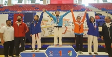 Tekvando Şampiyonasında Türkiye birincisi Konya'dan çıktı
