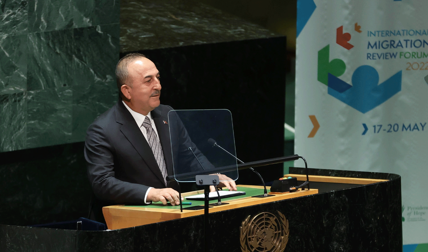 Bakan Çavuşoğlu BM Forumu’nda konuştu