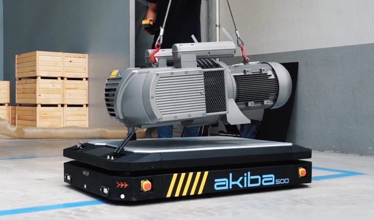 İnsansız yük taşıma robotu “AKİBA“ seri üretime hazır
