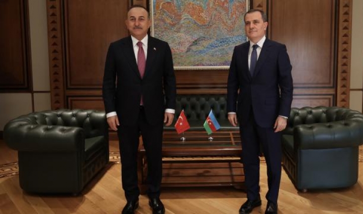 Bakan Çavuşoğlu Azerbaycan Dışişleri Bakanı Bayramov ile görüştü