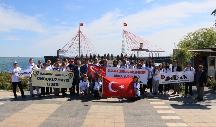 Atatürk’ün Samsun’dan Havza’ya geçtiği yolda gençler Türk bayrağı ile yürüyecek