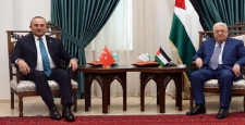 Dışişleri Bakanı Çavuşoğlu, Filistin Devlet Başkanı Abbas ile görüştü