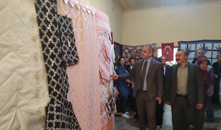Seydişehir’de ev tekstil ürünleri ve el sanatları sergisi açıldı