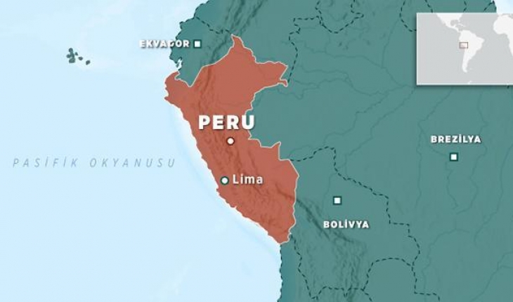 Peru’da 7,2 büyüklüğünde deprem