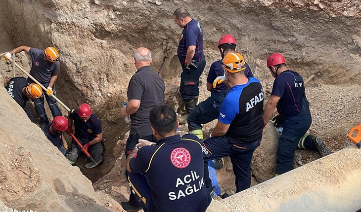 Konya’da göçük altında kalan işçi hayatını kaybetti