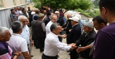 Kaymakam Pişkin ve Başkan Tutal'dan mahalle ziyareti 