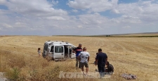 Konya'da otomobil ile hafif ticari araç çarpıştı: 4 yaralı 