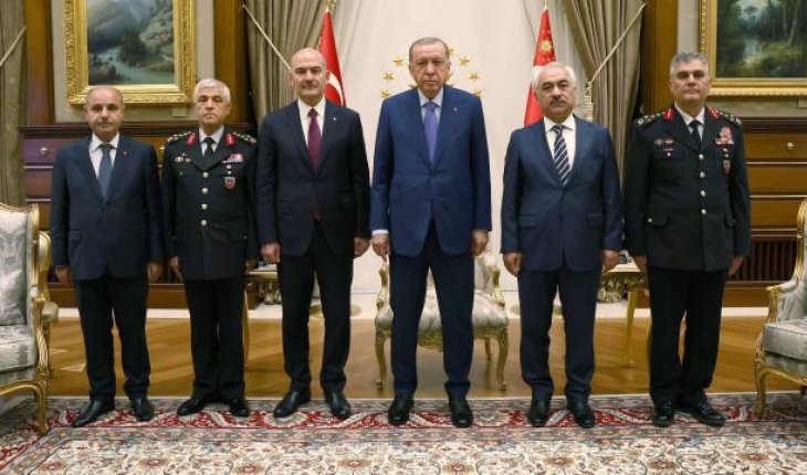 Cumhurbaşkanı Erdoğan, Soylu ve beraberindeki heyeti kabul etti