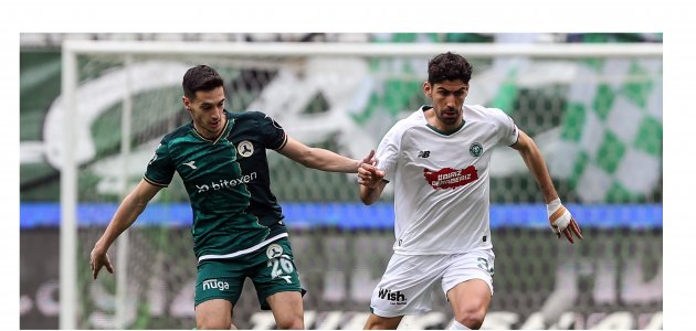 Konyaspor ile Giresunspor berabere kaldı