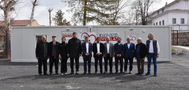 AYD yıkılan yerel televizyon için konteyner stüdyo kurdu