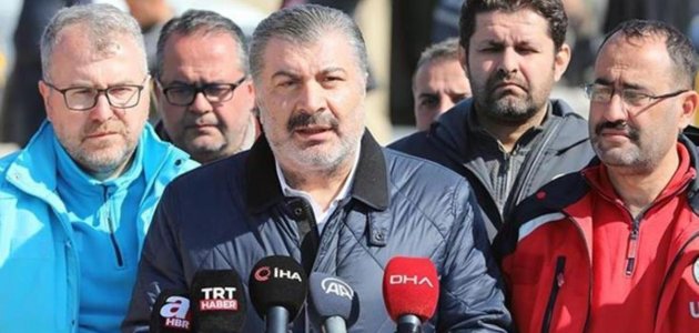 Sağlık Bakanı Koca: Hatay’da salgın söz konusu değil