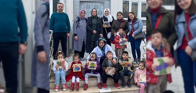 Özel öğrenciler oyuncak atölyesine girdi