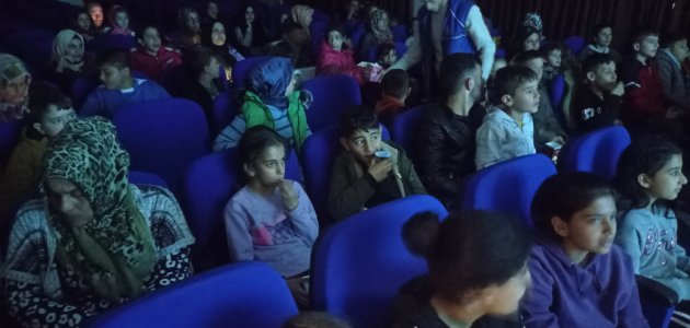 Bozkır’dan depremzede çocuklar için film izleme etkinliği