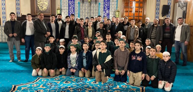  Depremzedeler için Hatm-i Şerif duası okundu