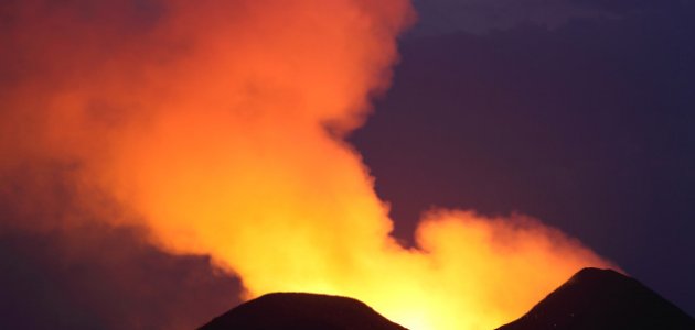 Nyamulagira Yanardağı’nda ateşli parıltı gözlemlendi! 