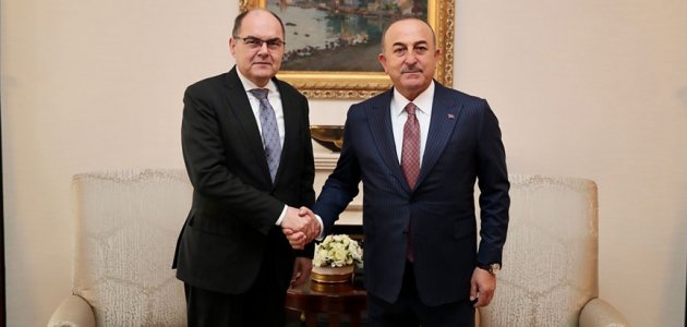 Bakan Çavuşoğlu, Bosna Hersek Yüksek Temsilcisi ile görüştü