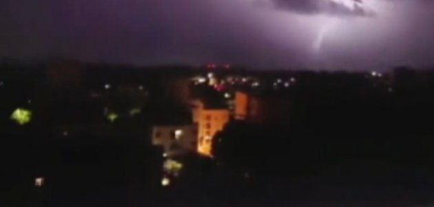  Kilis’te gök mora boyandı! Görüntüler tüyler ürpetti