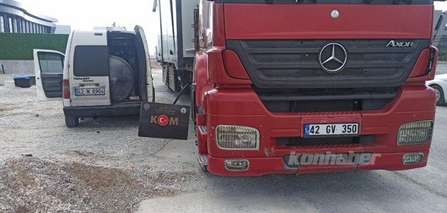 Konya’da kaçak akaryakıt operasyonu: 2 gözaltı