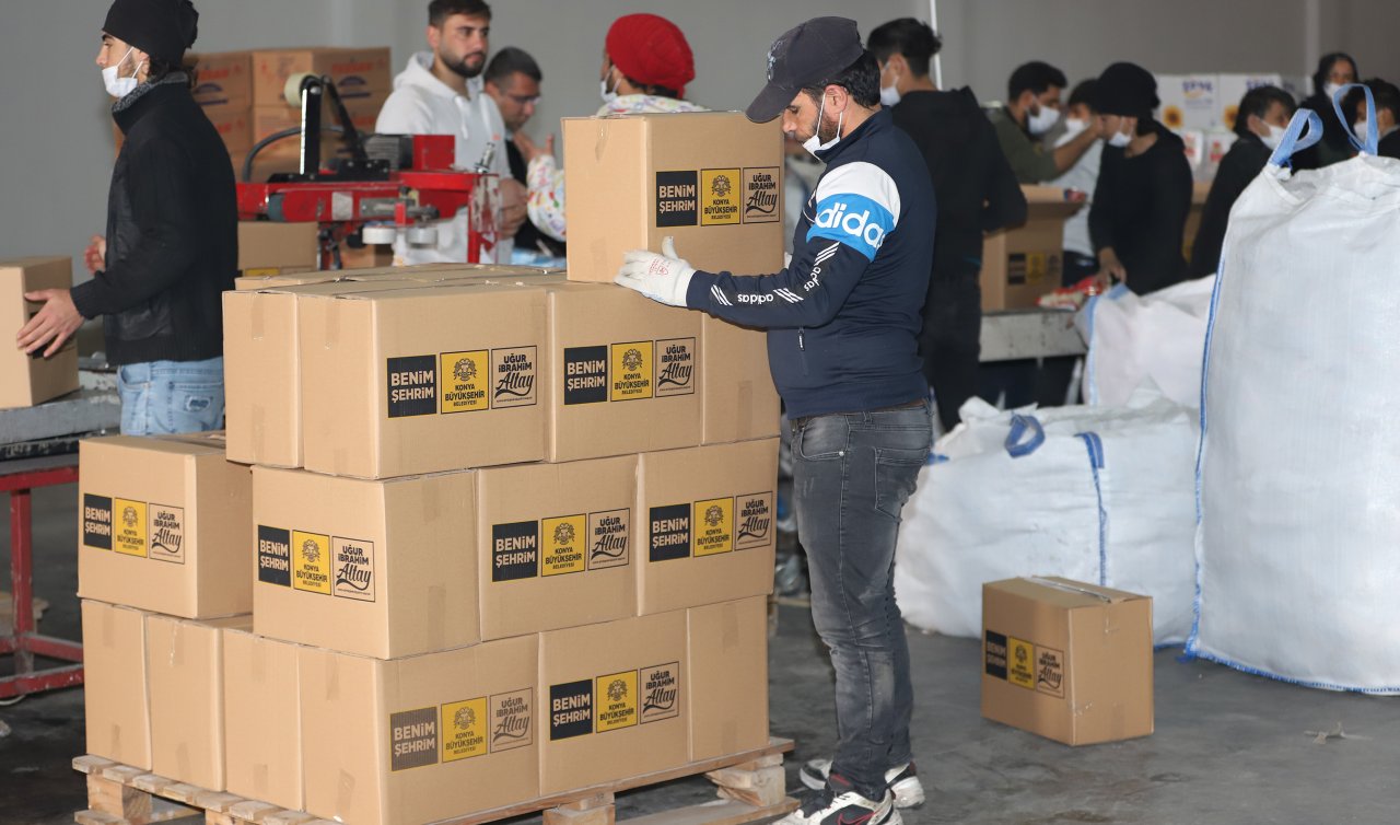  Konya-Hatay dayanışması Ramazan’da da sürecek