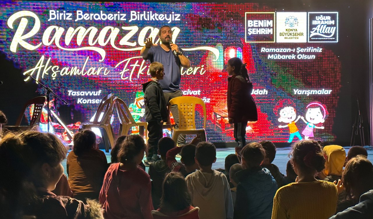 Konya’nın Ramazan etkinlikleri depremzedelere moral oluyor