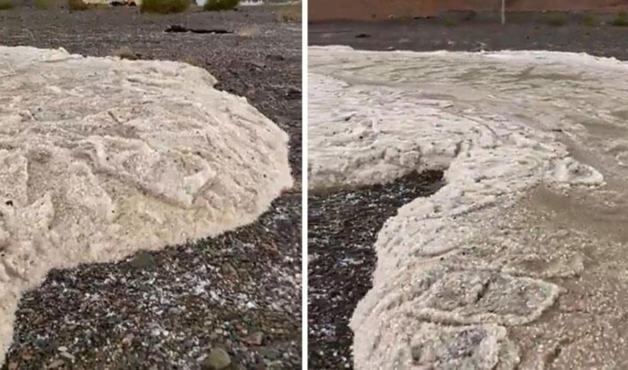 Manzarayı görenler kıyamet alameti diyor!