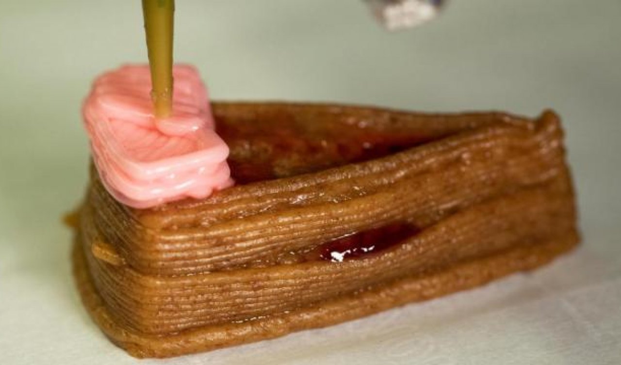  3D yazıcıyla cheesecake üretildi