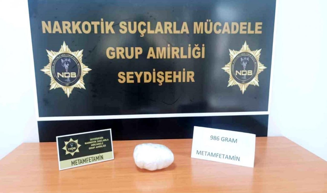 Konya’da 1 kg uyuşturucu ele geçirildi