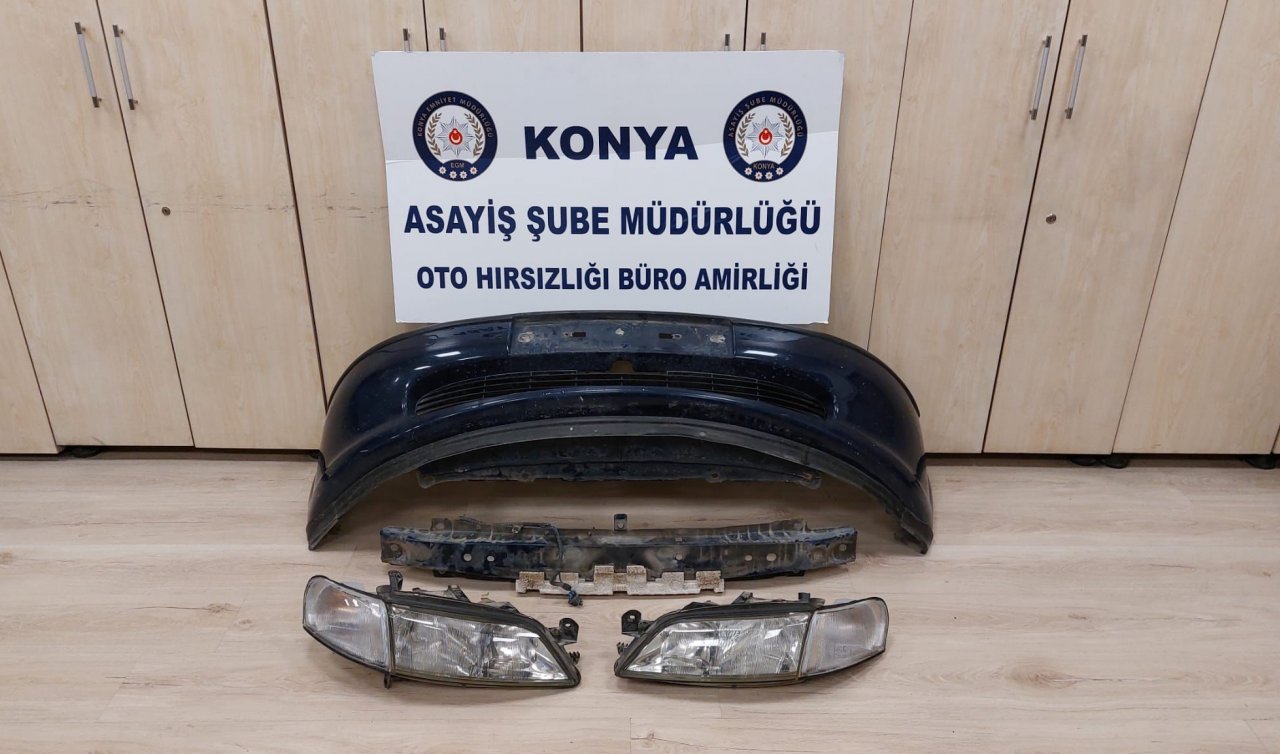 Ses sistemi hırsızı Konya’da yakalandı