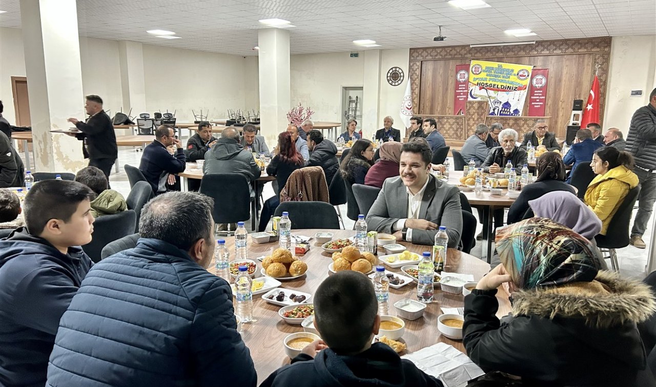 Konya’da misafir edilen depremzedeler iftarda buluştu