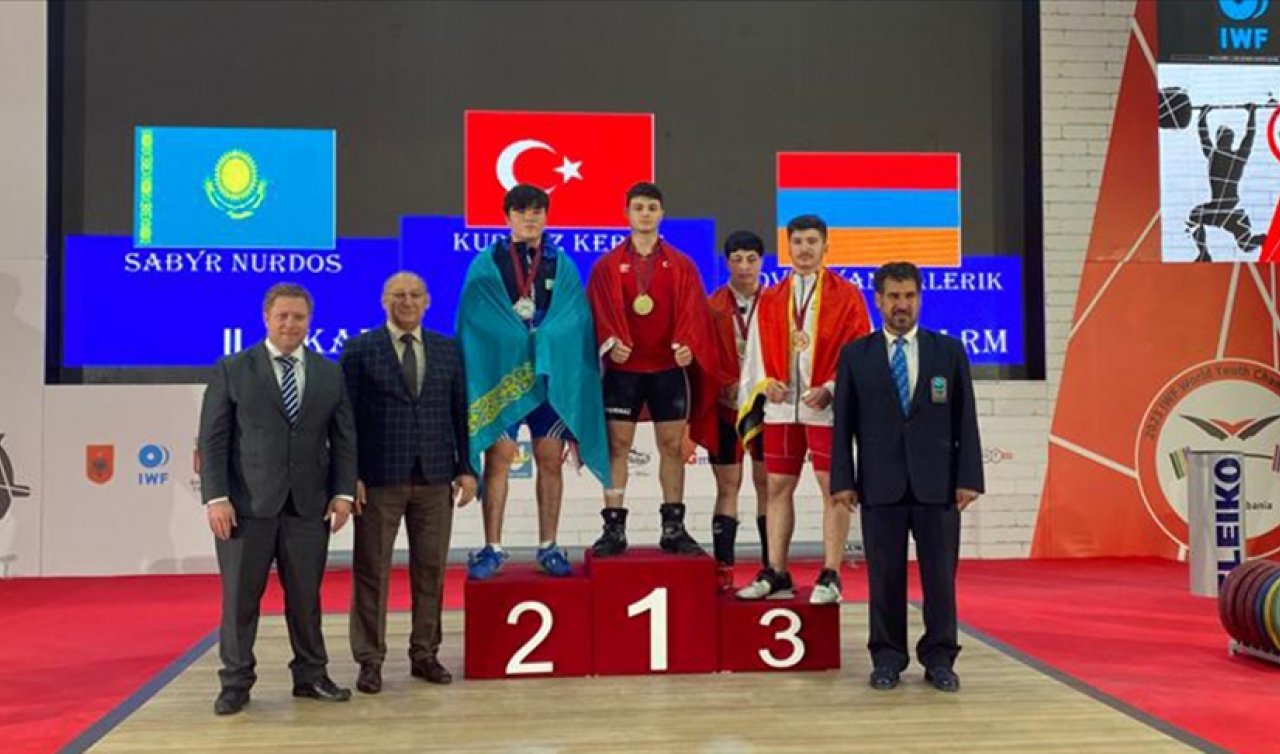 Milli halterci Kerem Kurnaz dünya şampiyonu oldu
