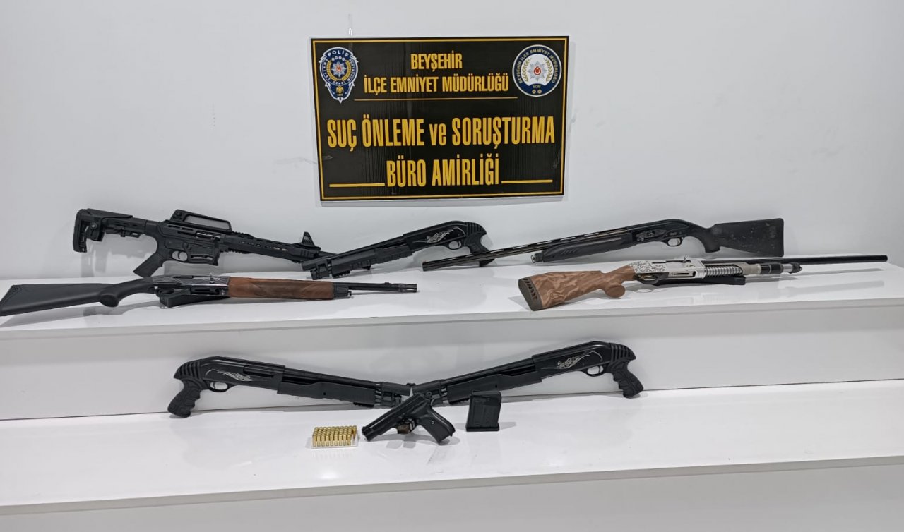 Konya’da kargoyla kaçak silah ticareti!  