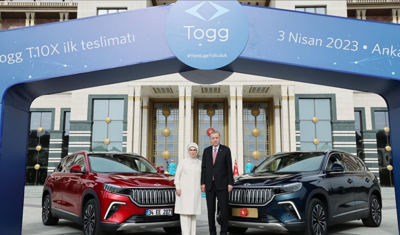 Cumhurbaşkanı Erdoğan Togg teslim törenine katıldı