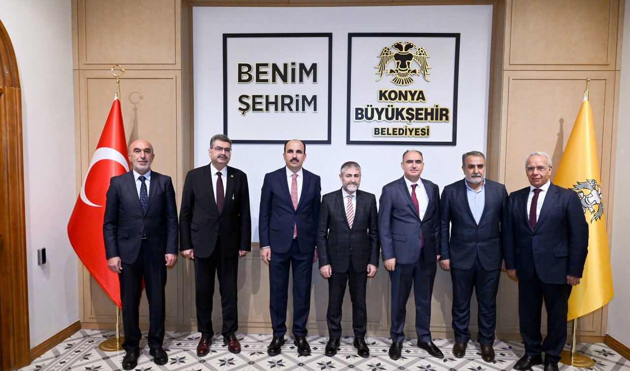  Bakan Nebati Başkan Altay’ı ziyaret etti